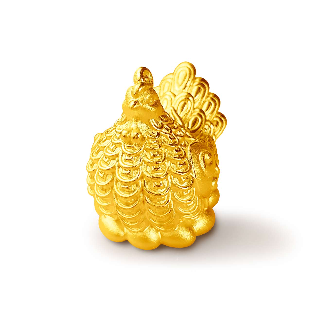 幸運招財金雞母-億樺金飾 Ewan-Gold丨造型擺件、純金動物造型、開運擺件