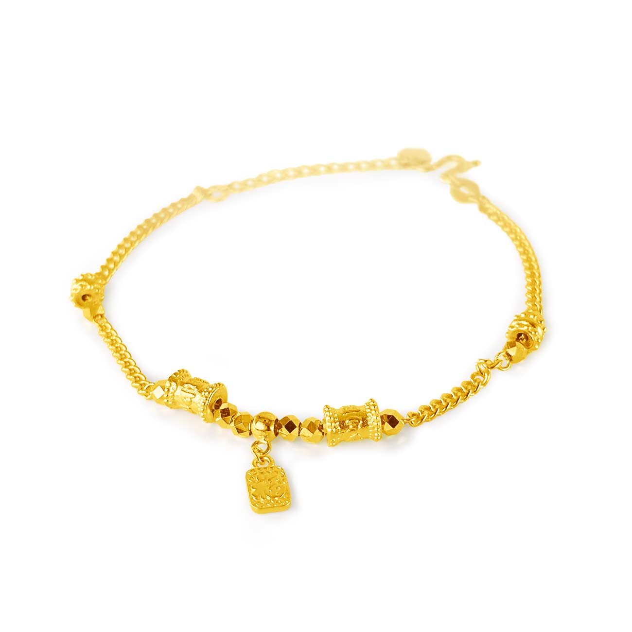 納福轉經筒手鍊-億樺金飾 Ewan-Gold丨純金手環手鍊