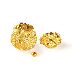 黃金聚寶盆-億樺金飾 Ewan-Gold丨造型擺件、開運擺件